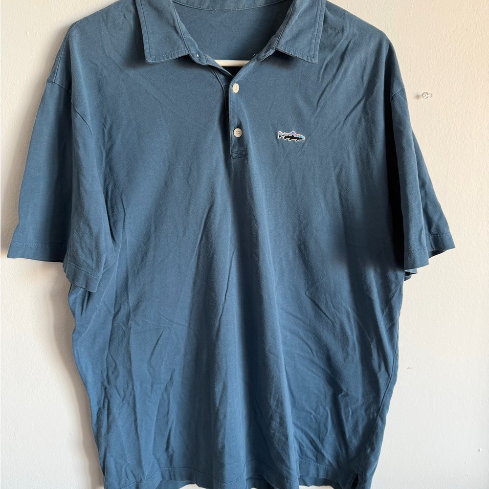 Patagonia Classic Blue Polo Shirt
